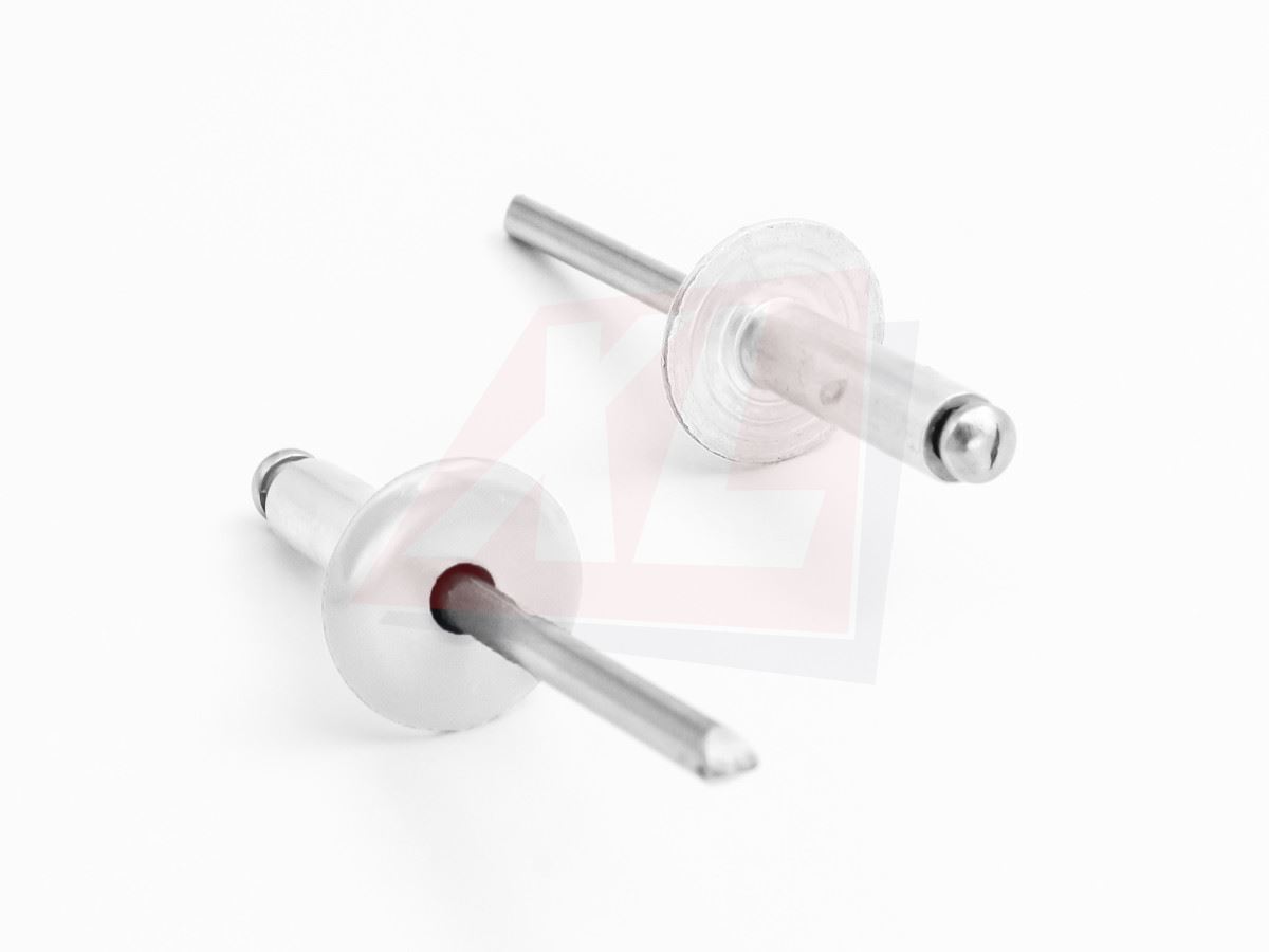 Rivetti In Alluminio 6.0x15mm - Set Da 250 Pezzi, Testa Svasata Per Fai-da-te E Riparazioni - Foto 5