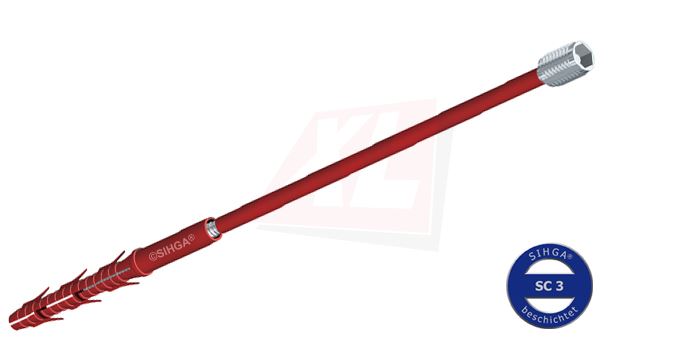 BEZIFIX THERM H AFSTANDSCHROEF ROESTVASTSTAAL A4 7,0 X 218