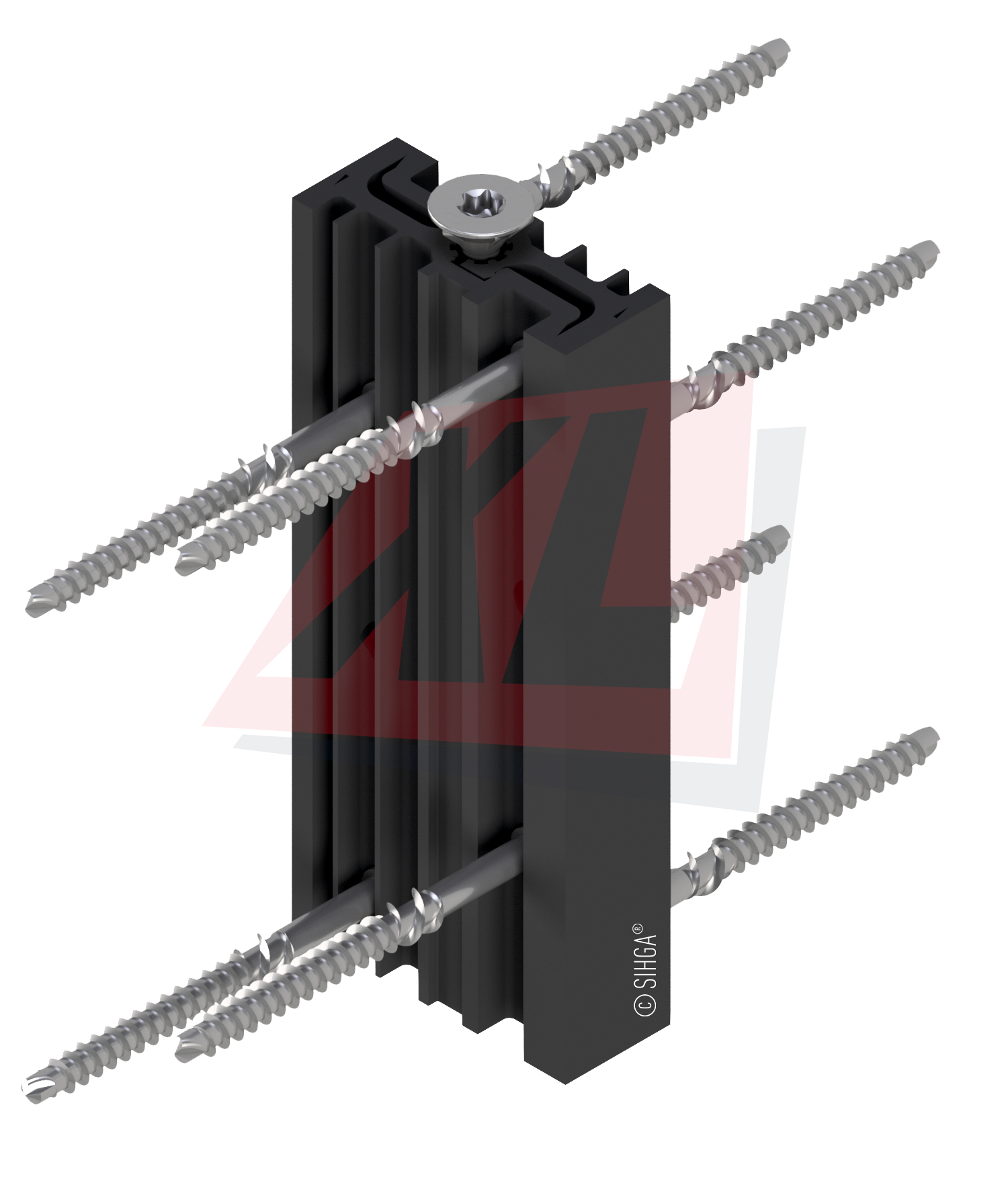 10 PCS LAMELLENFIX 80 SMALL [10 x VOORKANT 10 x ACHTERKANT] 
40 PCS TEFIX 6,0 x 70MM [BEVESTIGING LAMEL & BEVESTIGING HOUTEN CONSTRUCTIE] 
10 PCS GOFIX 8,0 x 80MM [BORGSCHROEF]
